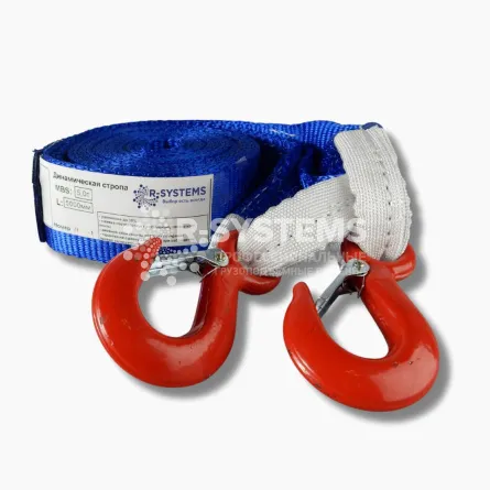Динамическая стропа (рывковкая) 5 т, 5 м с шаклами, Р-Системс - основное фото