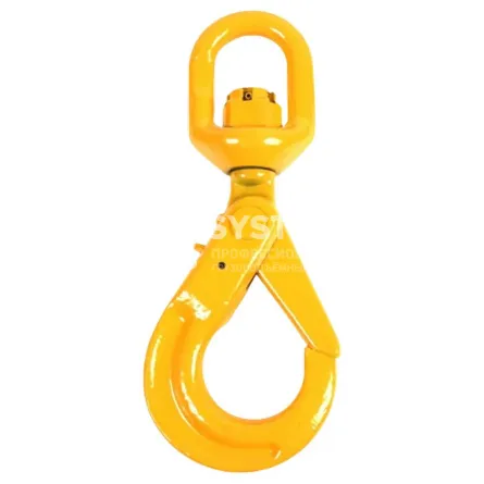 Крюк самозакрывающийся с вертлюгом 3,2 т, 8 класс - основное фото
