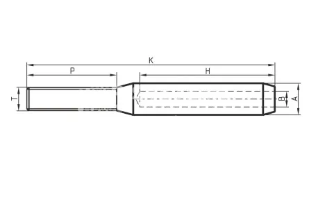 Обжимной наконечник для троса с резьбой STTT-R 3/8 - дополнительное фото 1