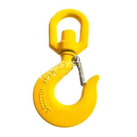 Крюк с защелкой и вертлюгом 322А г/п 1,5 т Крюк с защелкой и вертлюгом 322А г/п 1,5 т - основное фото