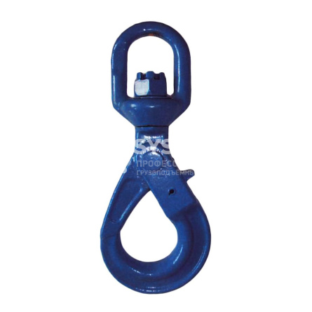 Крюк самозакрывающийся с вертлюгом на шарикоподшипнике Haklift VAKAL1020KL г/п 16 т, 10 класс - основное фото